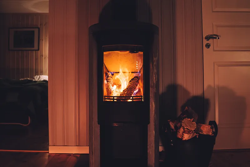 wood stove